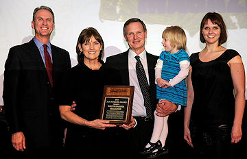 Photo of Governor Daugaard and the Hunhoff family