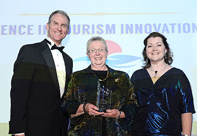 Photo of Governor Daugaard, Karen Kern and Jenn Hanna