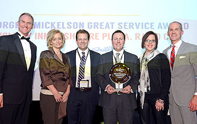 photo of Governor Daugaard, Secretary Hagen and Holiday Inn Rushmore Plaza staff