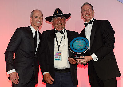 Photo of Jim Hagen, John Brocklesby and Governor Daugaard