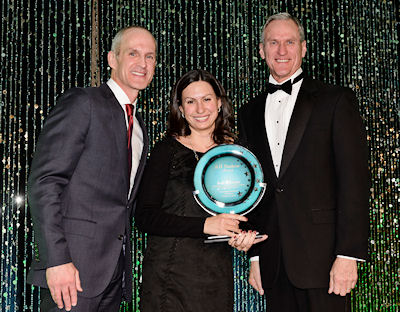 Photo of Secretary Hagen, Jodi Schwan and Governor Daugaard