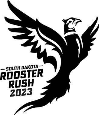 2023 Rooster Rush logo example (full bird)