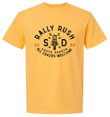 South Dakota Rally Rush 2026 t-shirt