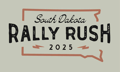 South Dakota Rally Rush 2025 window cling