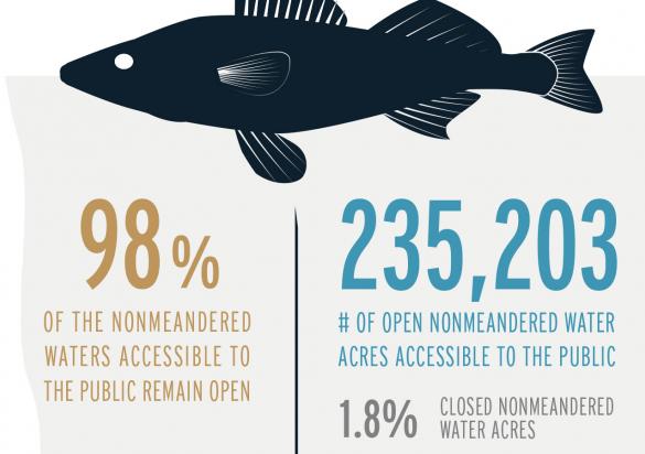 Nonmeandered Waters Infographic