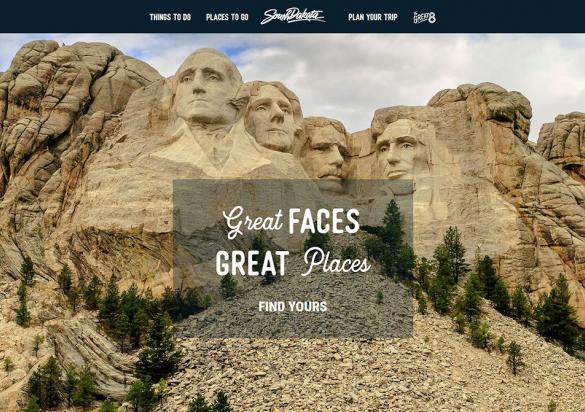 TravelSouthDakota.com homepage