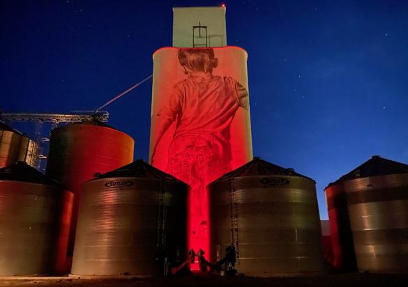 Faulkton Elevator Mural, Faulkton