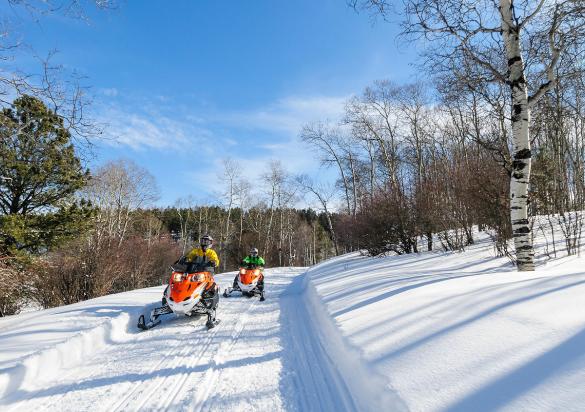 Black Hills snowmobiling