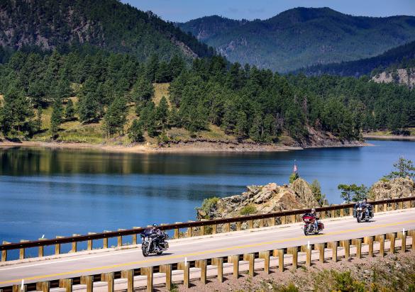 Pactola Lake and US Highway 385