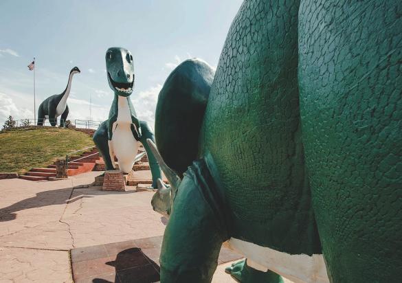 Dinosaur Park in South Dakota